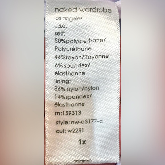 NEW Naked Wardrobe Croc Embossed Strapless Faux Leather Minidress in Lilac, 1X - Picture 10 of 13